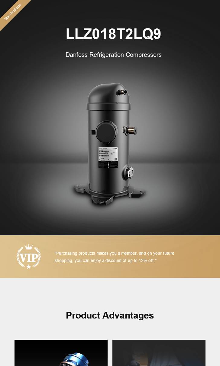 Danfoss Compressor LLZ018T2LQ9, technical parameters pdf, structure diagram